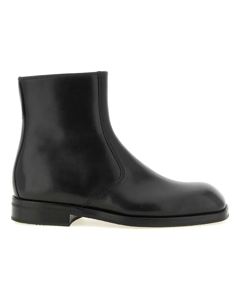 Christophe Lemaire Stiefeletten - Schwarz Schwarz