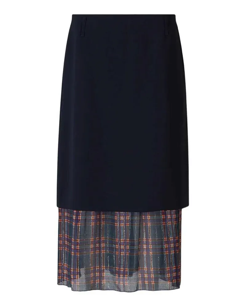 Dries van Noten Midirock - Dunkelblau Dunkelblau