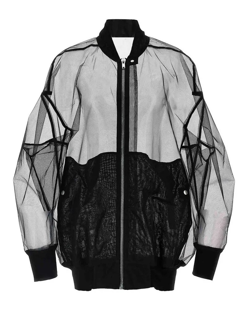 Rick Owens Bomberjacke - Schwarz Schwarz