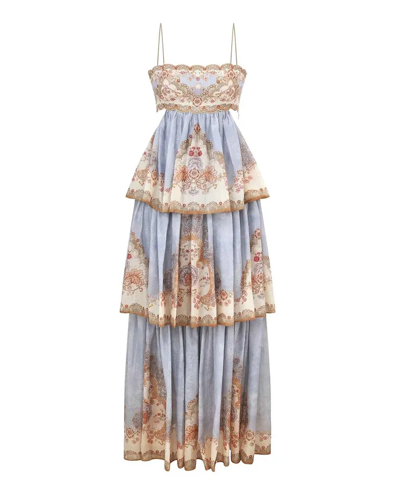 Zimmermann Maxikleid - Bunt Bunt