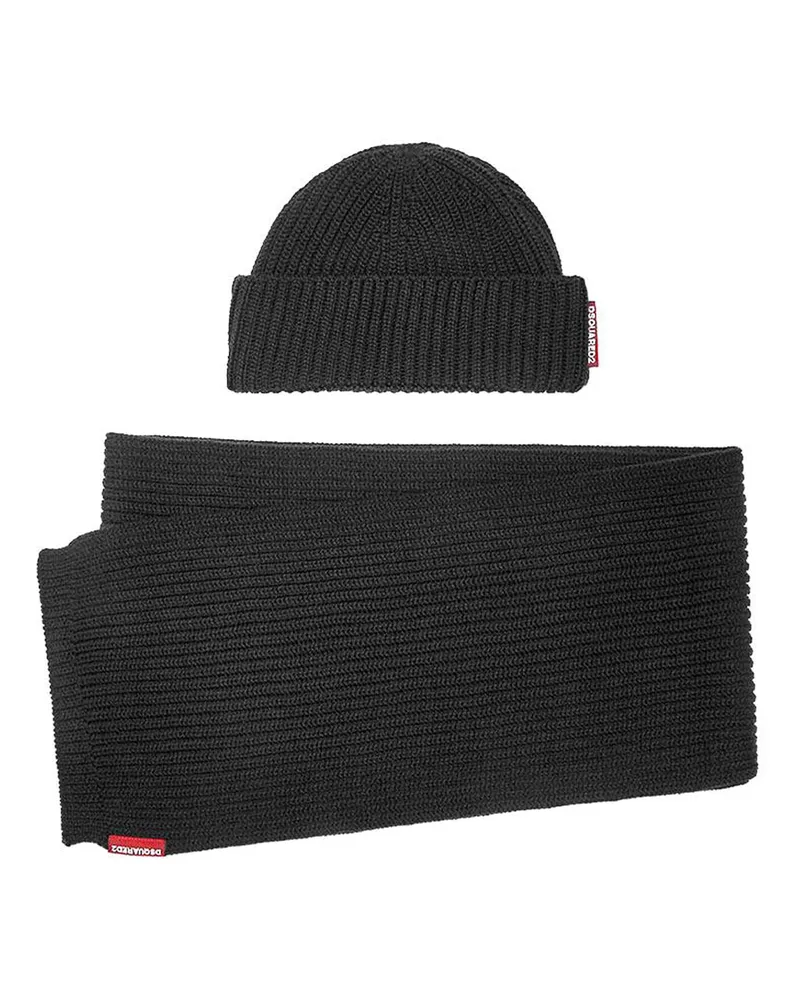 Dsquared2 Mütze - Schwarz Schwarz