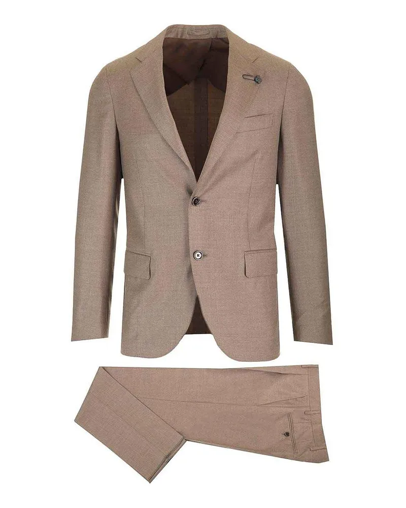 LARDINI Eleganter Anzug - Beige Beige
