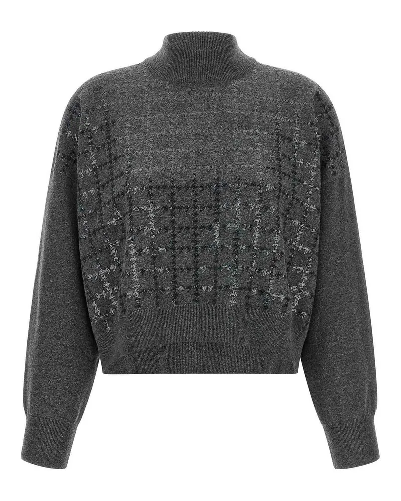 Brunello Cucinelli Rundhalspullover - Grau Grau