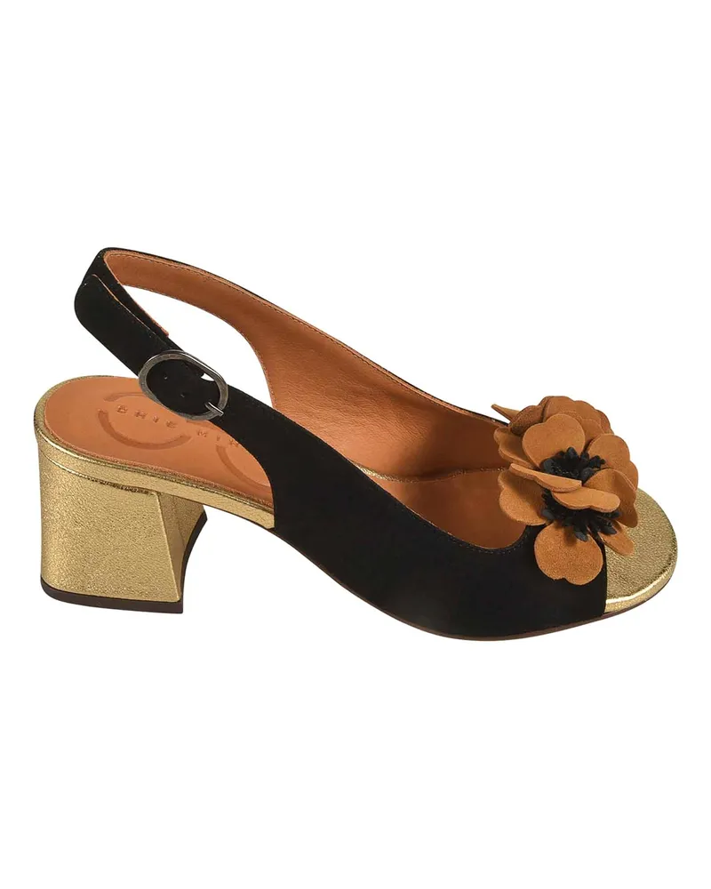 René Caovilla Sandalen - Weiß Schwarz