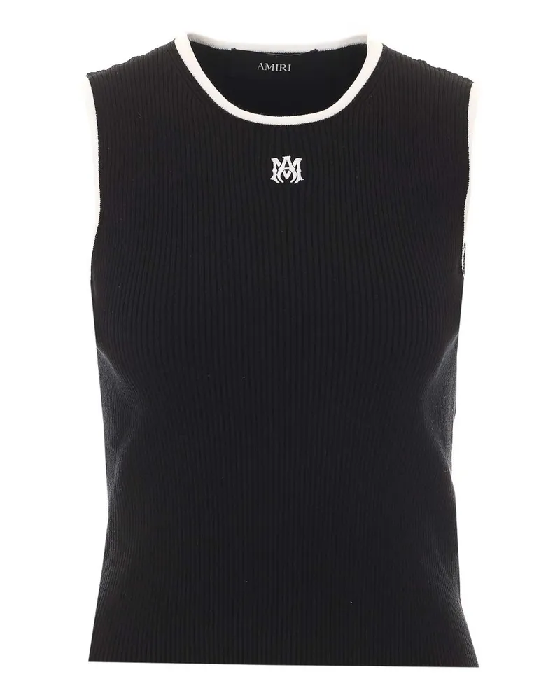 Amiri Top - Schwarz Schwarz