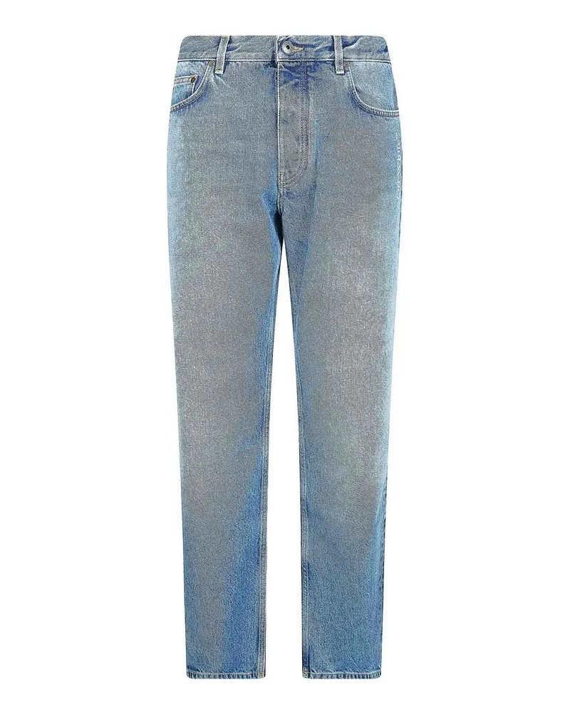 OFF-WHITE Straight Leg Jeans - Jeansblau Jeansblau
