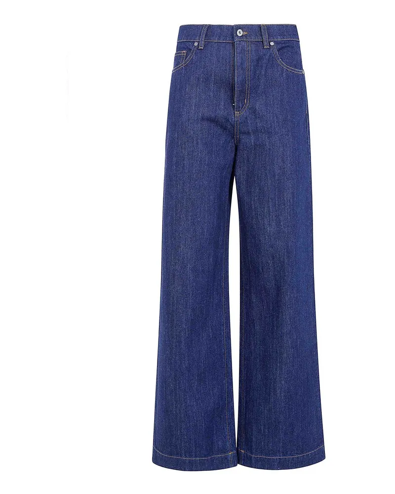 P.A.R.O.S.H. P. A.R. O.S. H. Straight Leg Jeans - Blau Blau
