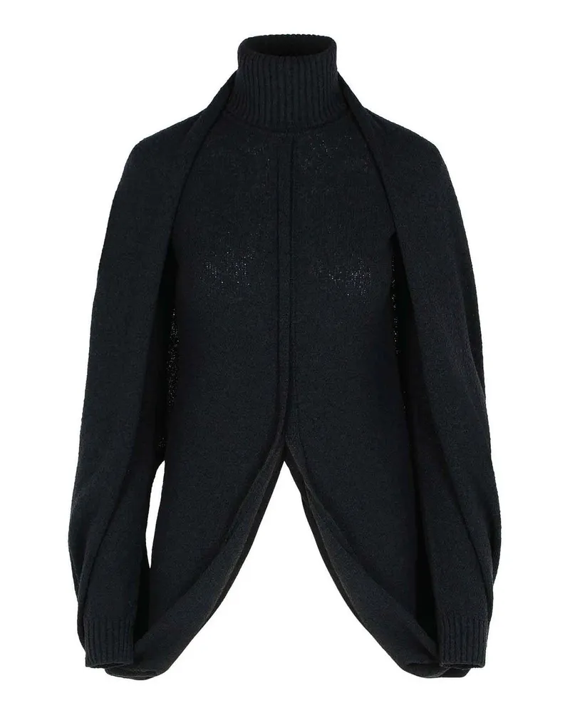 SPORTMAX Rollkragenpullover - Schwarz Schwarz