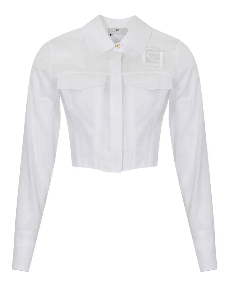 Elisabetta Franchi Hemd - Weiß Weiß