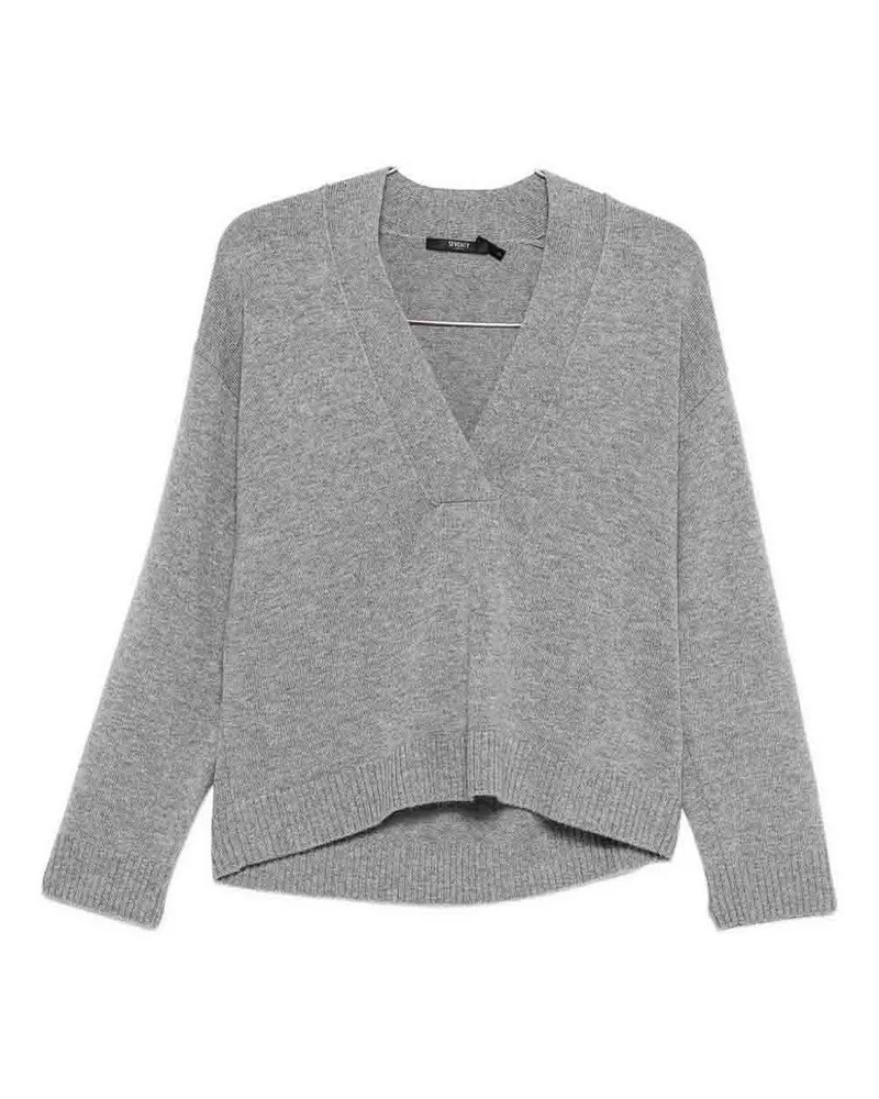 Seventy Rundhalspullover - Grau Grau
