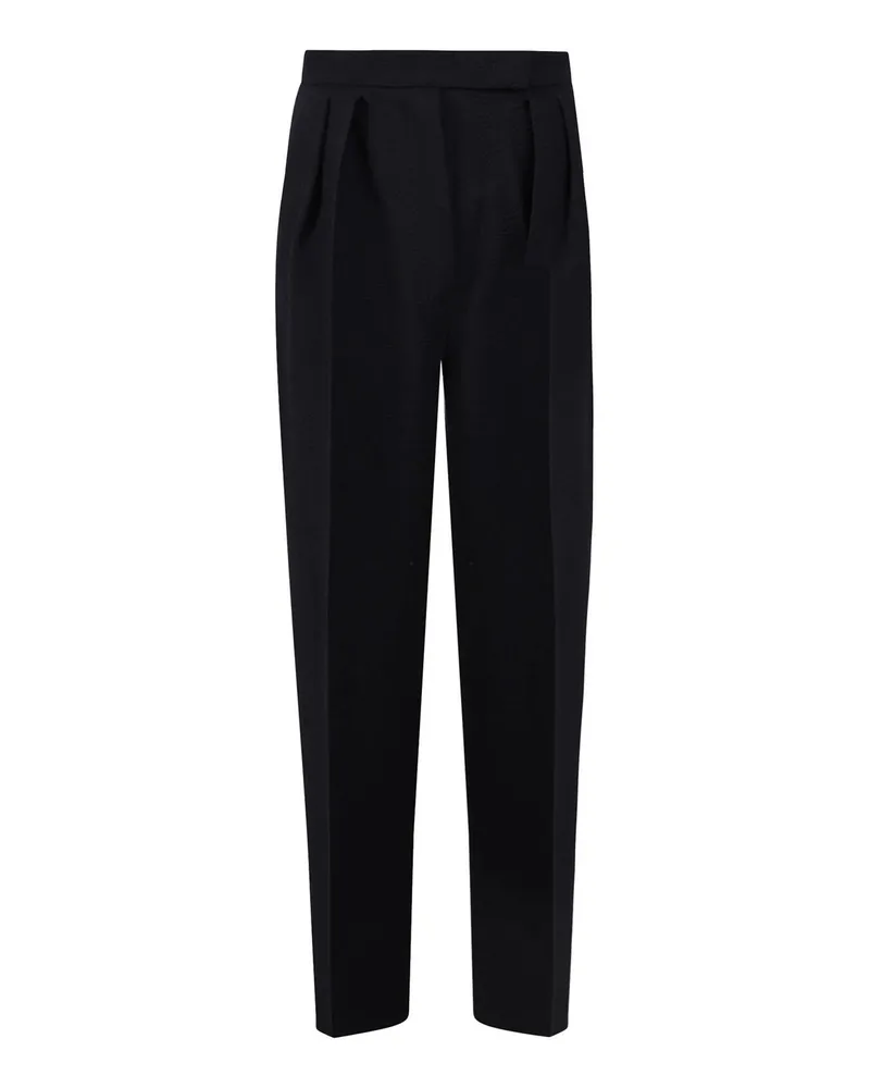 Max Mara Formale Hose - Blau Blau