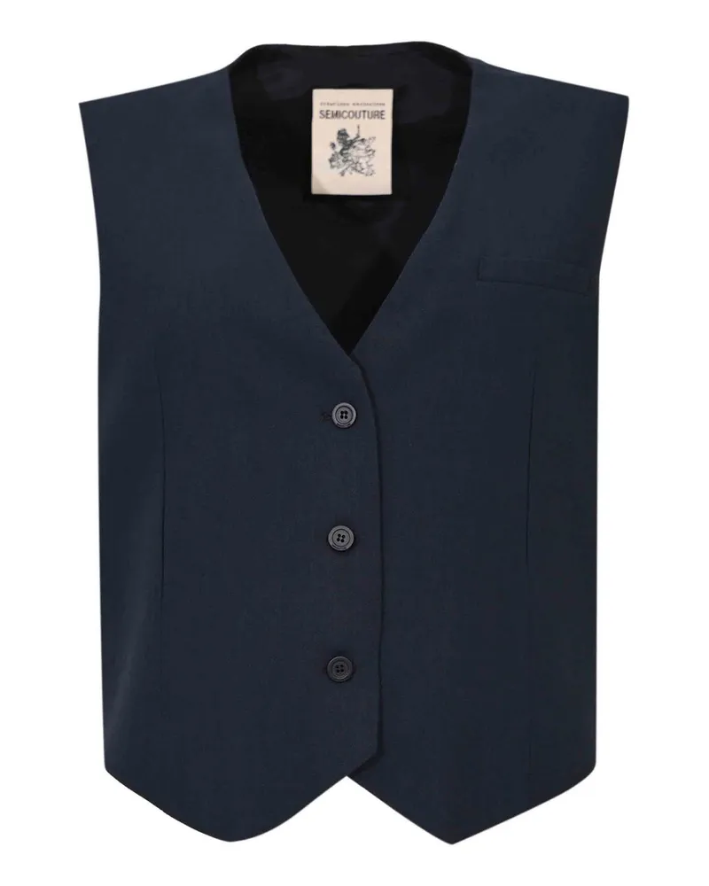 Semicouture Weste - Blau Blau