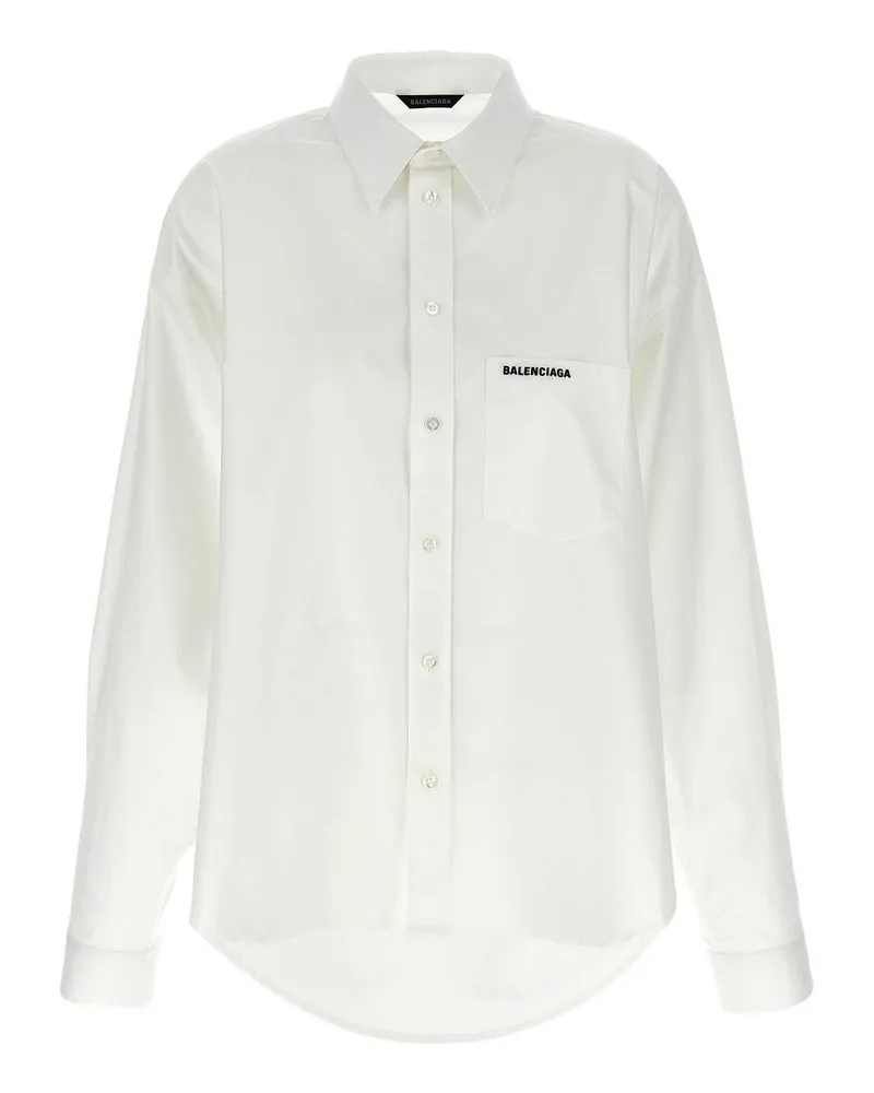 Balenciaga Hemd - Weiß Weiß