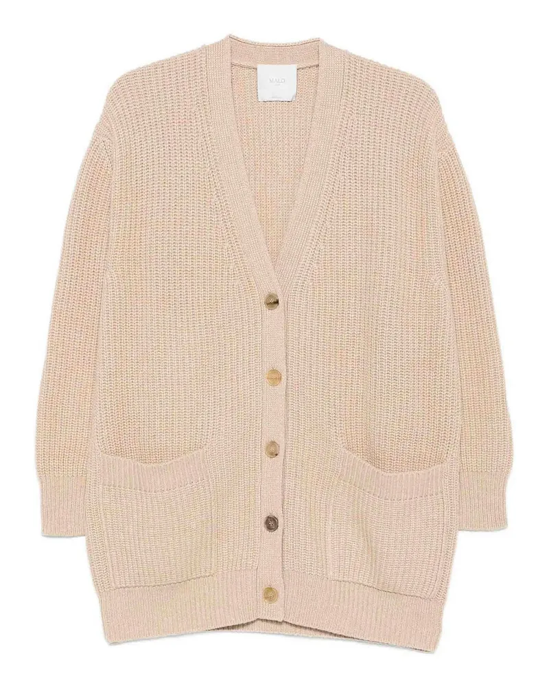 Malo Rundhalspullover - Beige Beige