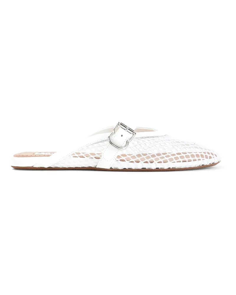 Alaïa Mules - Weiß Weiß