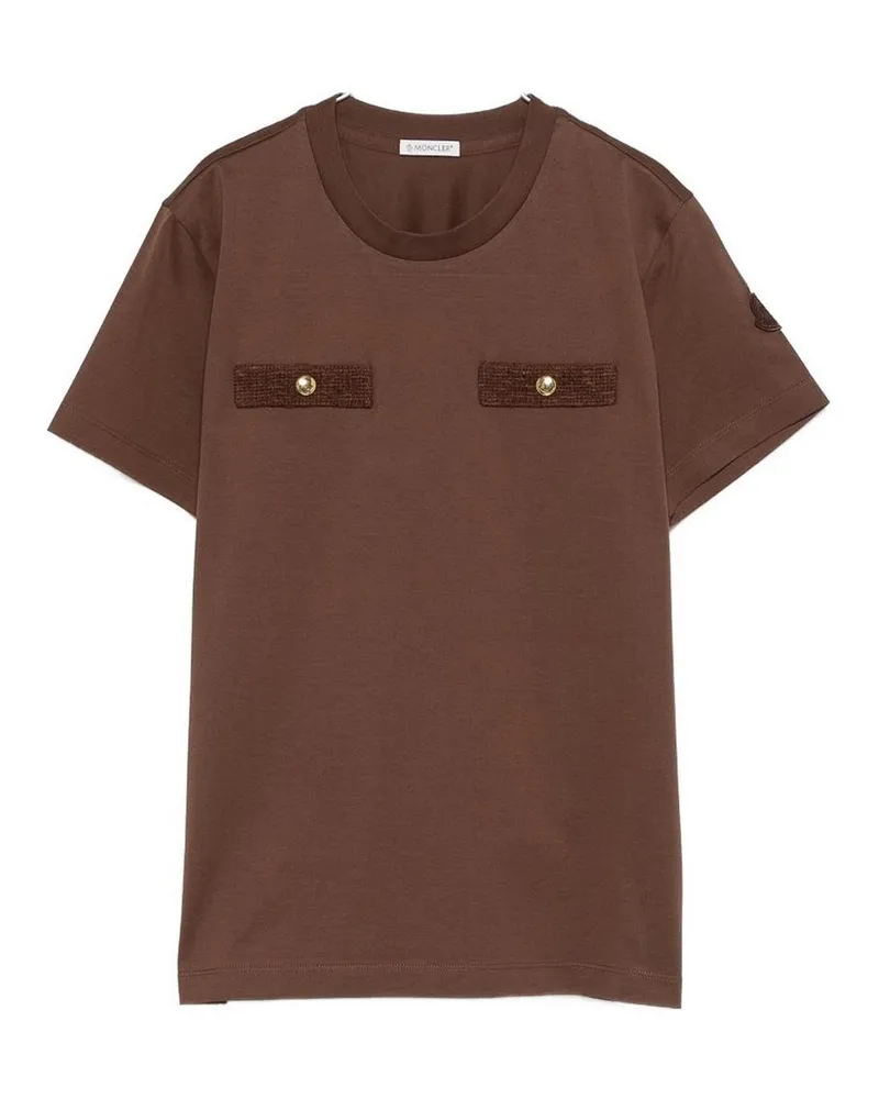 Moncler T-Shirt - Beige Beige