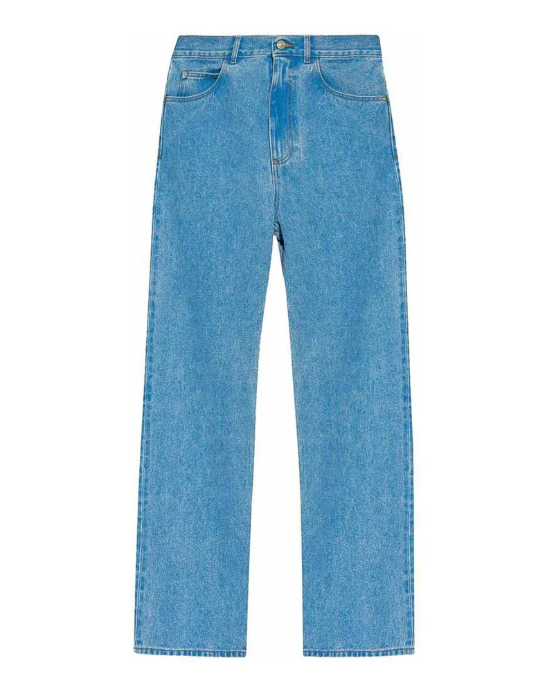 Marni Straight Leg Jeans - Blau Blau