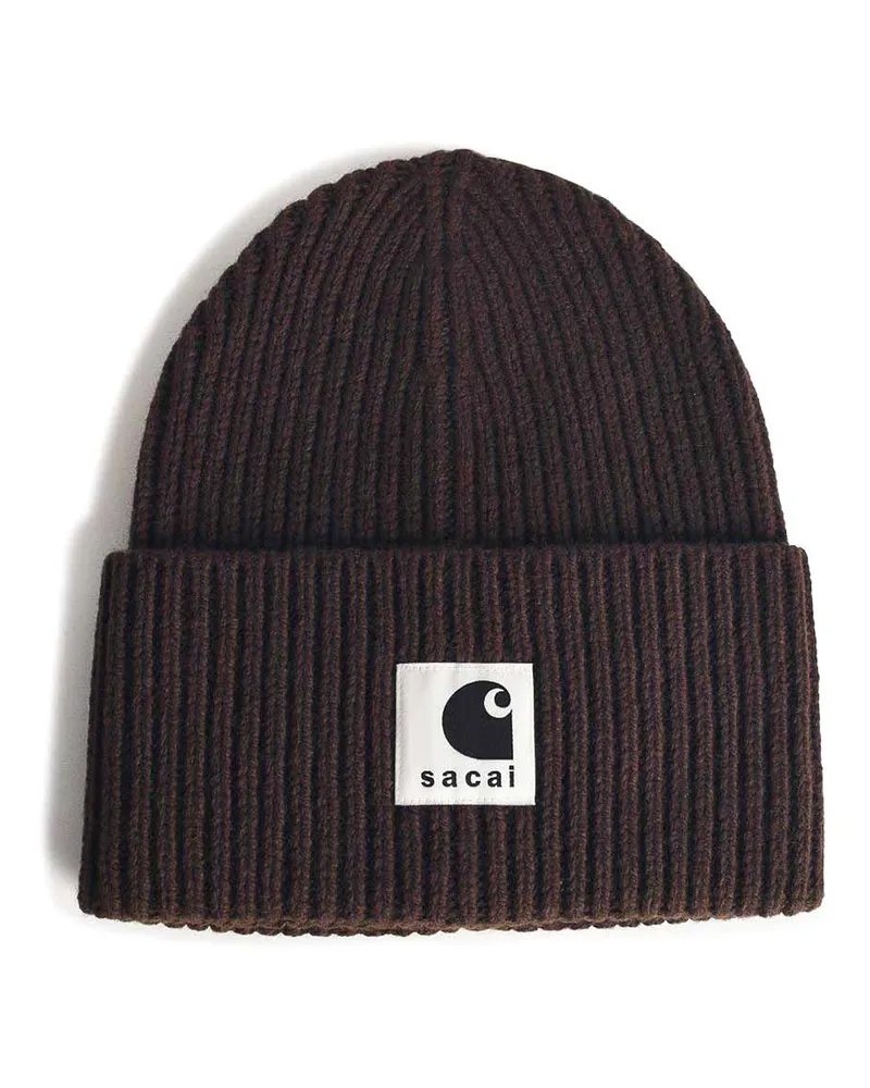 Sacai Mütze - Braun Braun