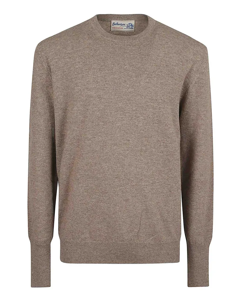 Ballantyne Rundhalspullover - Beige Beige