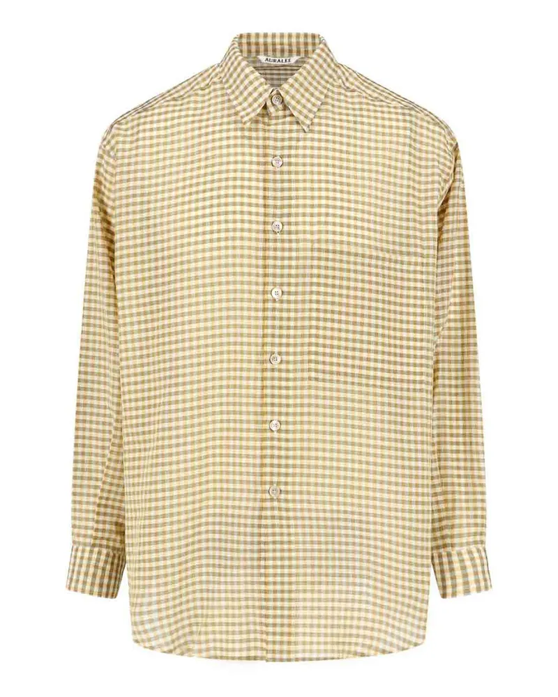 AURALEE Hemd - Beige Beige