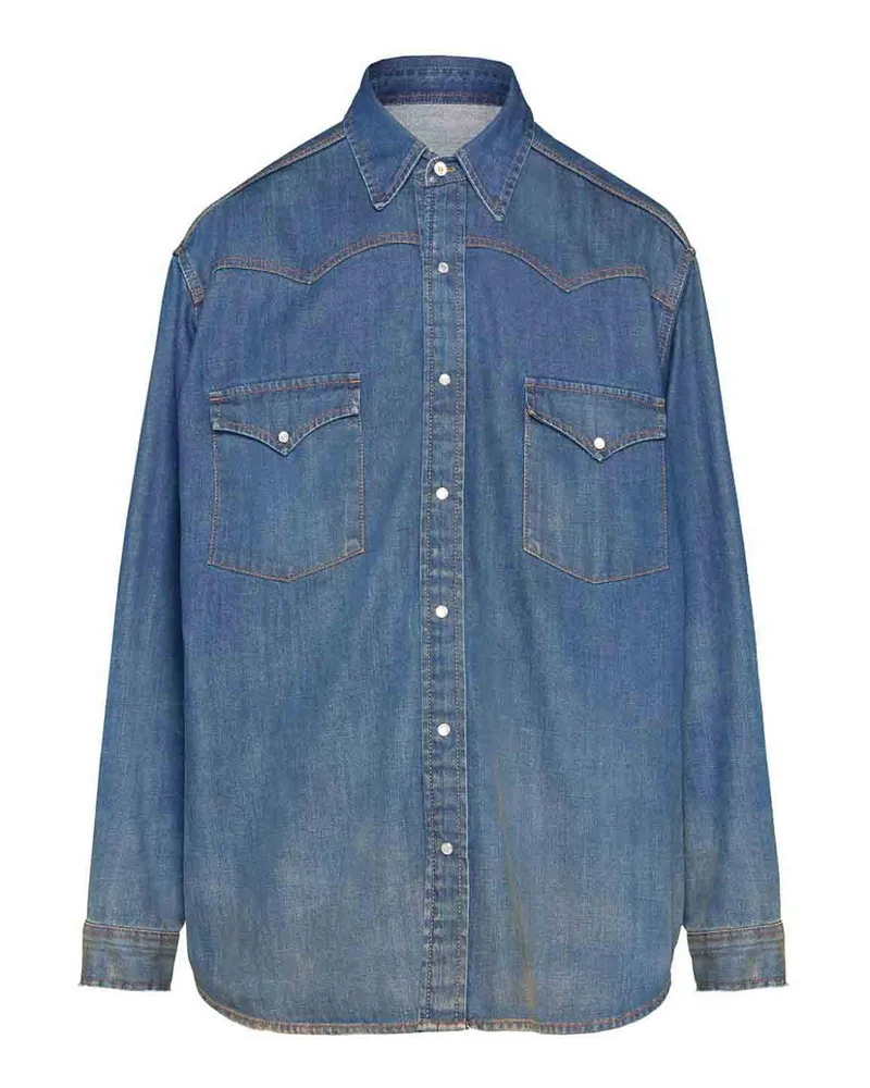 Maison Margiela Hemd - Blau Blau
