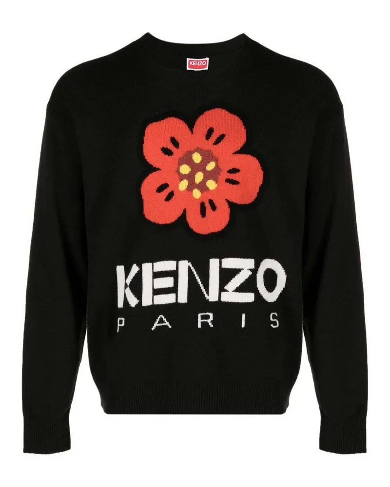 Kenzo Rundhalspullover - Schwarz Schwarz