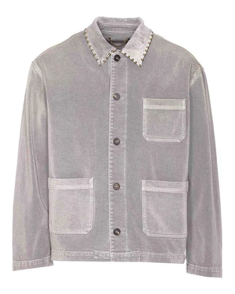 Golden Goose Jeansjacke - Grau Grau