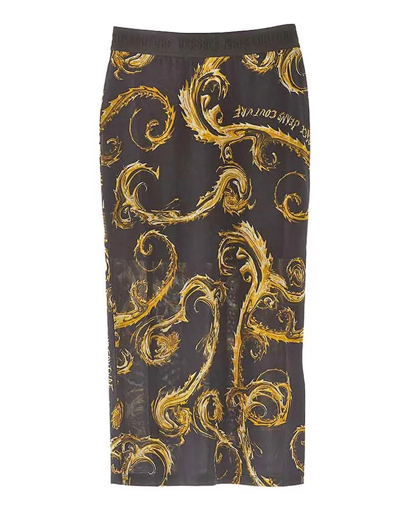 Versace Jeans Midirock - Schwarz Schwarz
