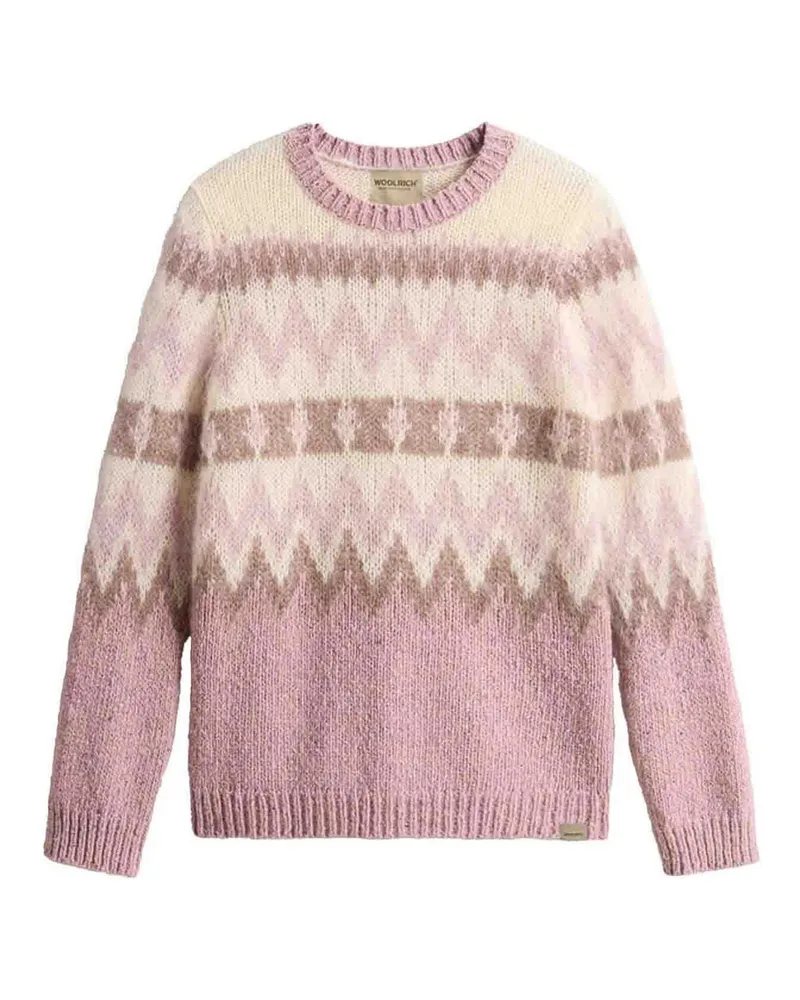 Woolrich Rundhalspullover - Beige Beige