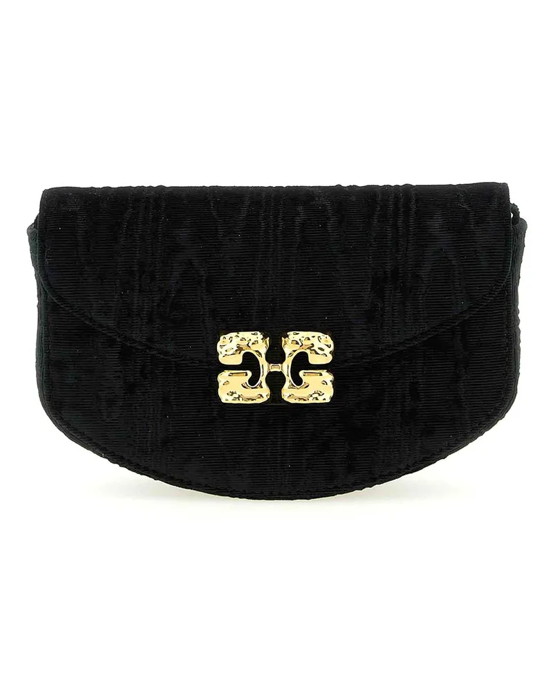 Ganni Portemonnaie - Schwarz Schwarz