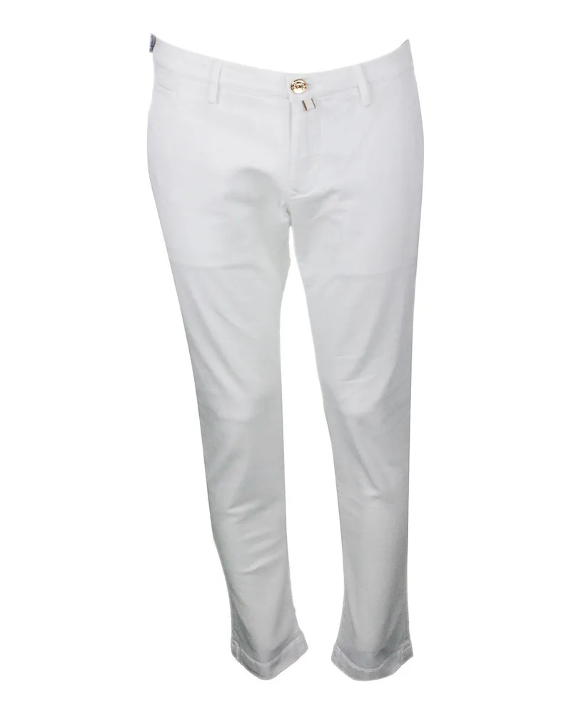 Jacob Cohën Casual Hose - Weiß Weiß