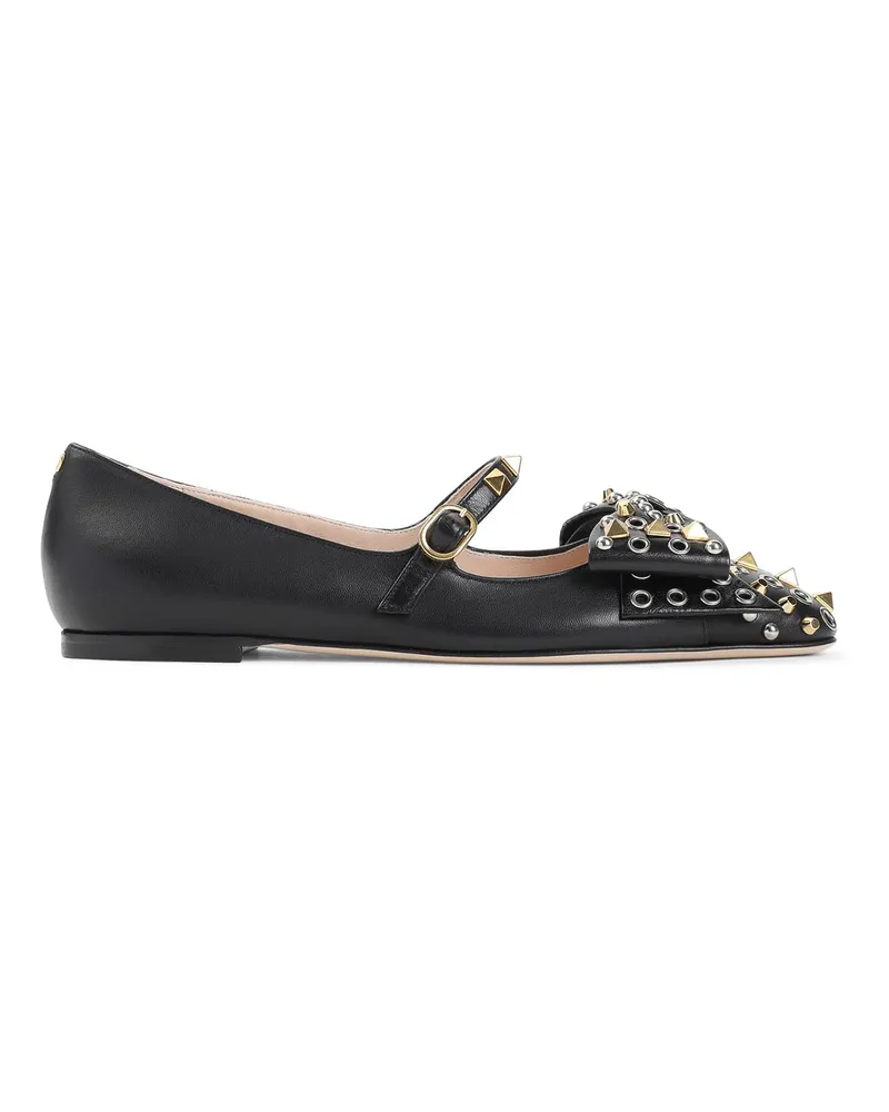 Valentino Garavani Ballerinas - Schwarz Schwarz