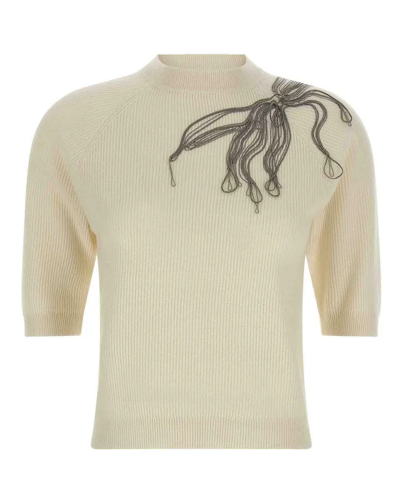 Brunello Cucinelli Cardigan - Weiß Weiß