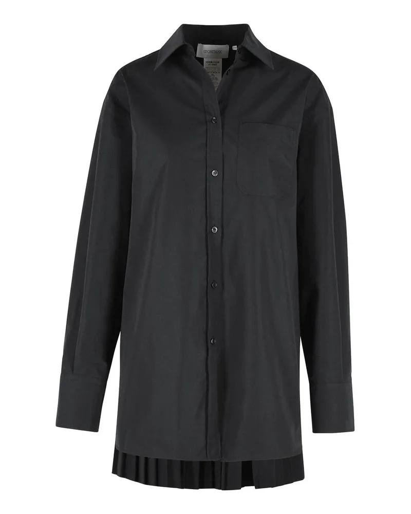 SPORTMAX Hemd - Schwarz Schwarz