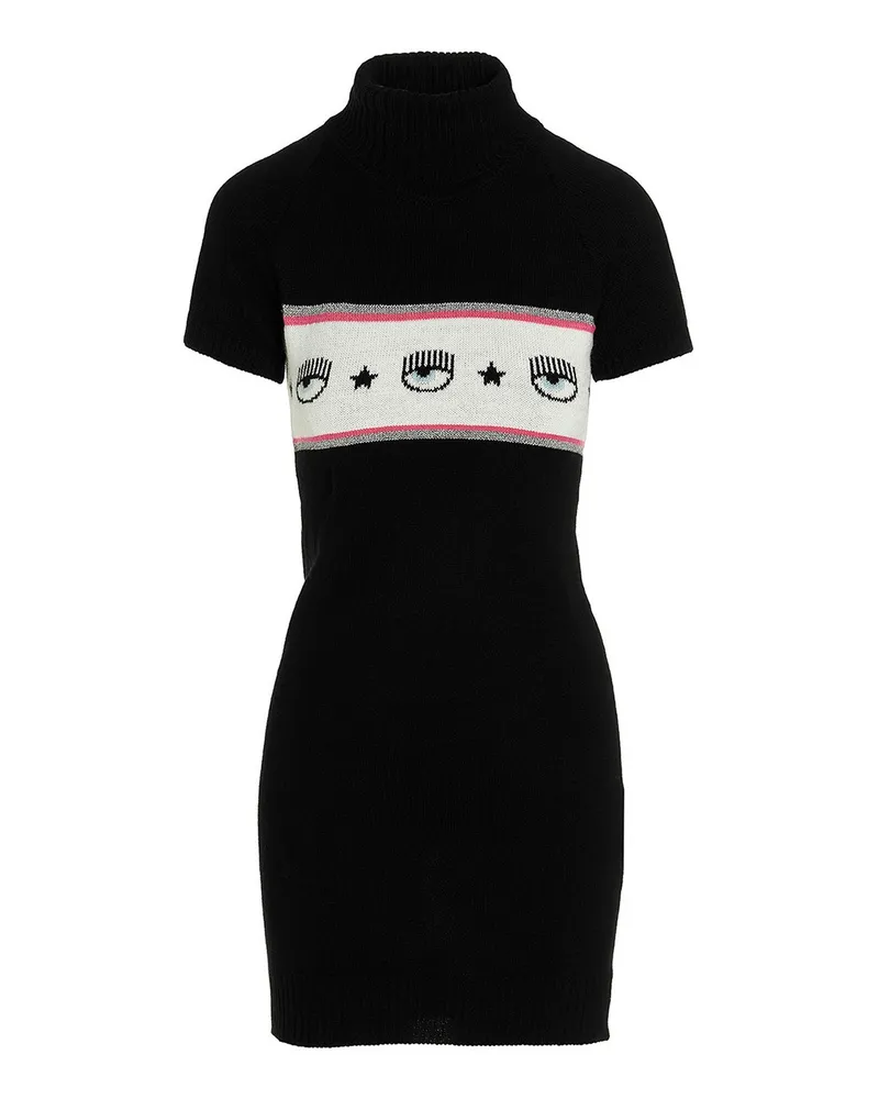 Chiara Ferragni Kurzes Kleid - Schwarz Schwarz