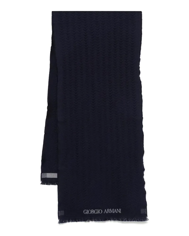 Giorgio Armani Schal - Schwarz Schwarz