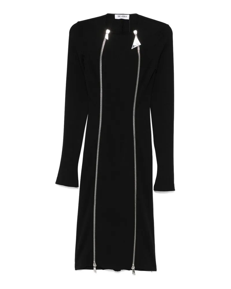 ATTICO Maxikleid - Schwarz Schwarz