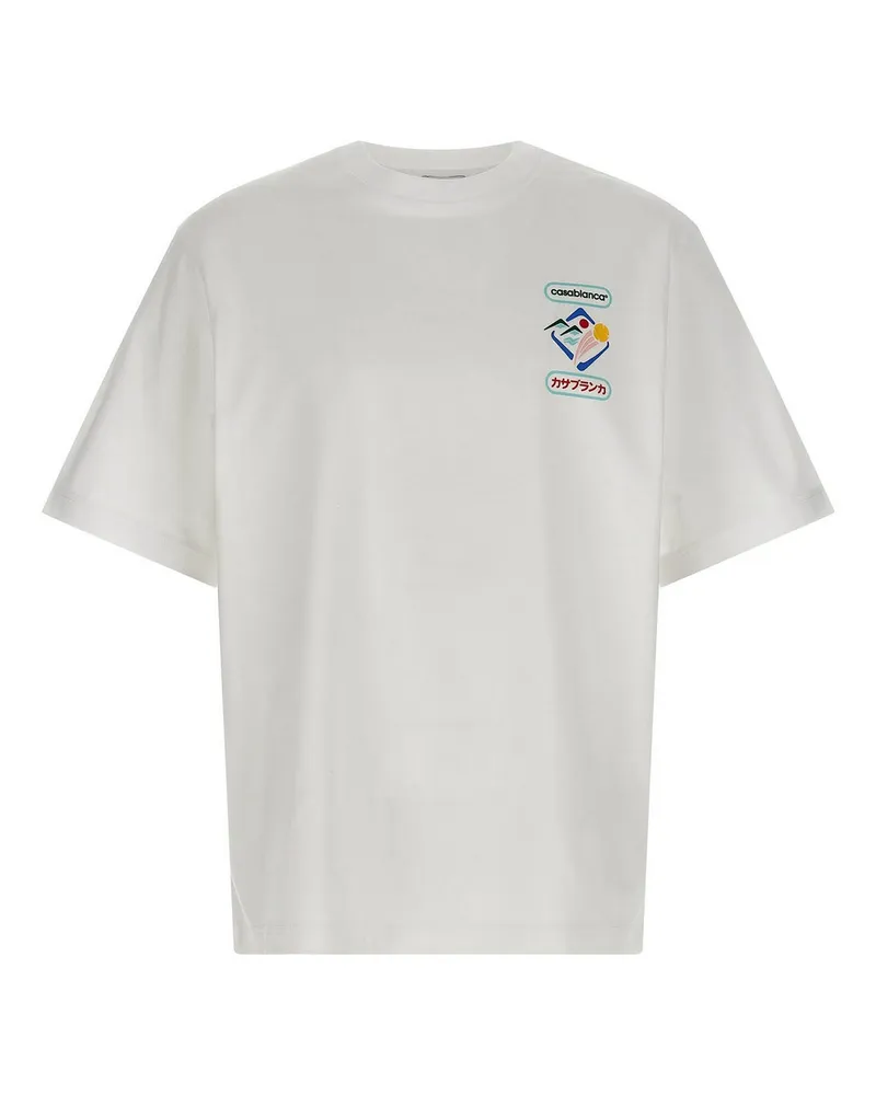 Casablanca Paris T-Shirt - Weiß Weiß