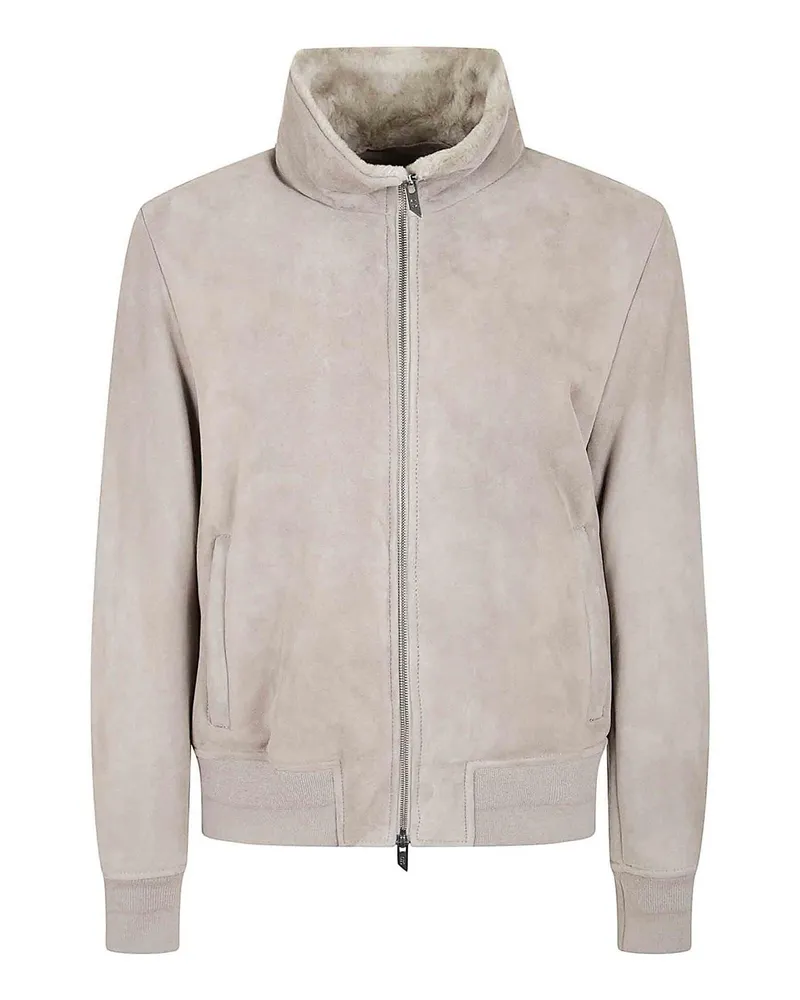 Salvatore Santoro Bomberjacke - Taupe Taupe