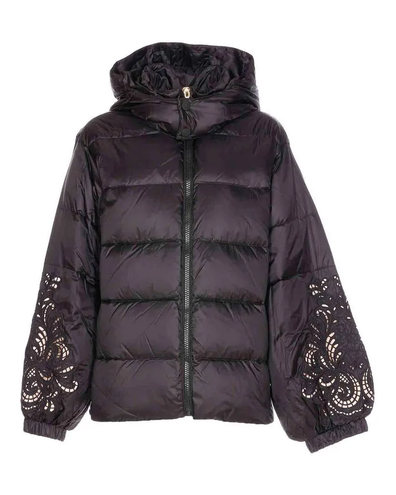 Twin-Set Daunenjacke - Schwarz Schwarz
