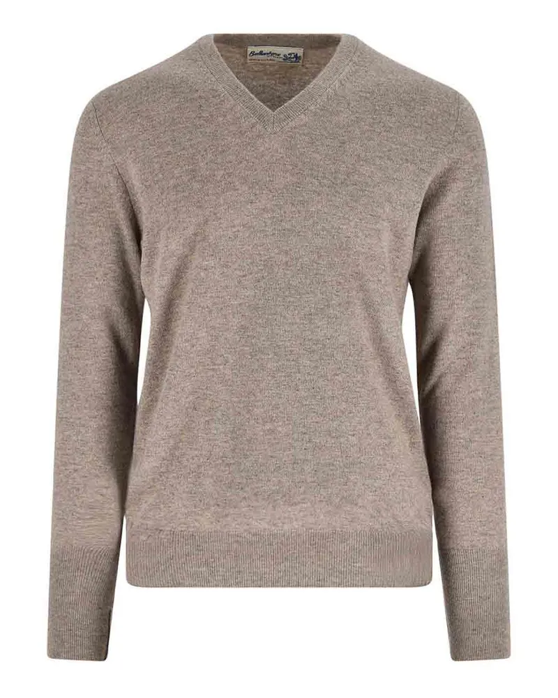 Ballantyne Rundhalspullover - Beige Beige