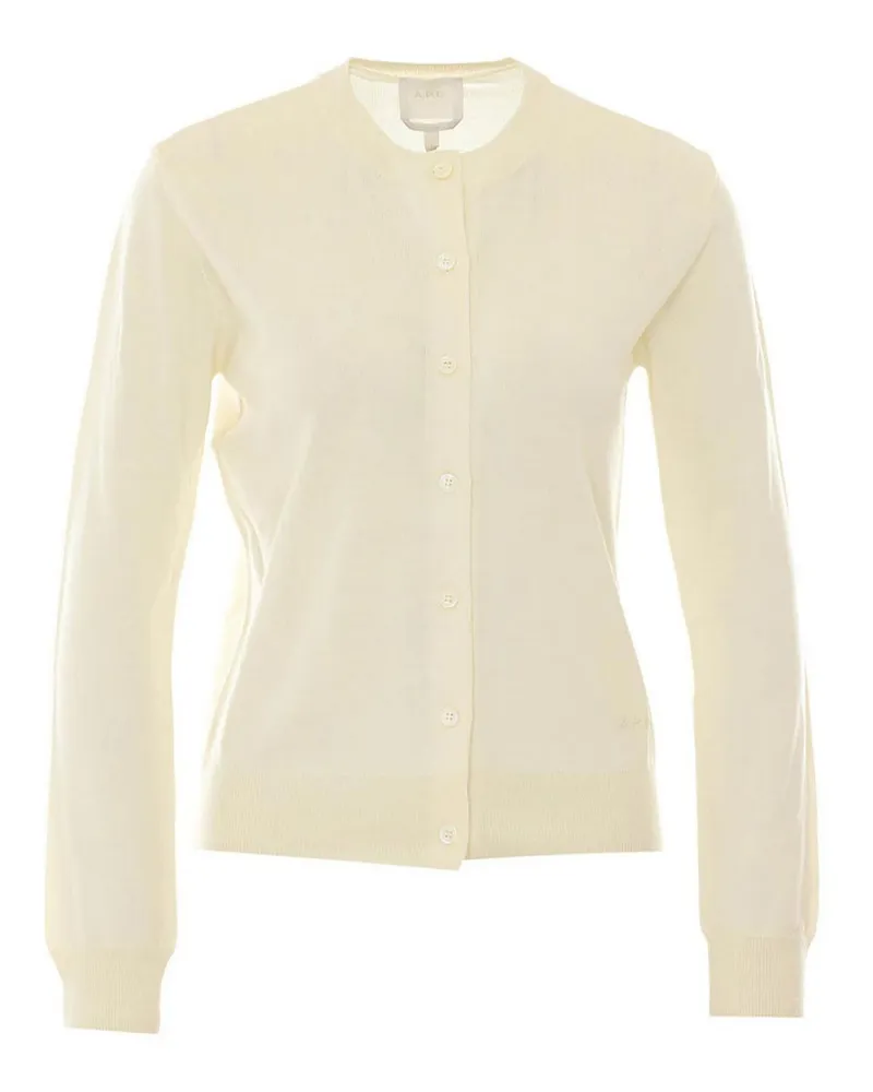 A.P.C. A. P.C. Cardigan - Weiß Weiß