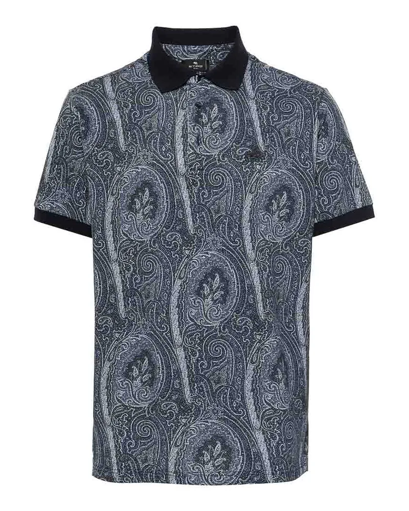 Etro Rundhalspullover - Blau Blau