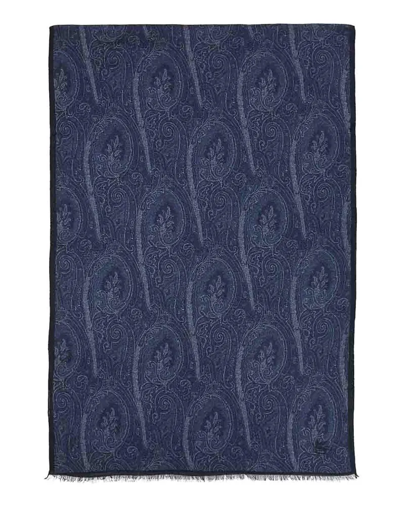 Etro Schal - Blau Blau