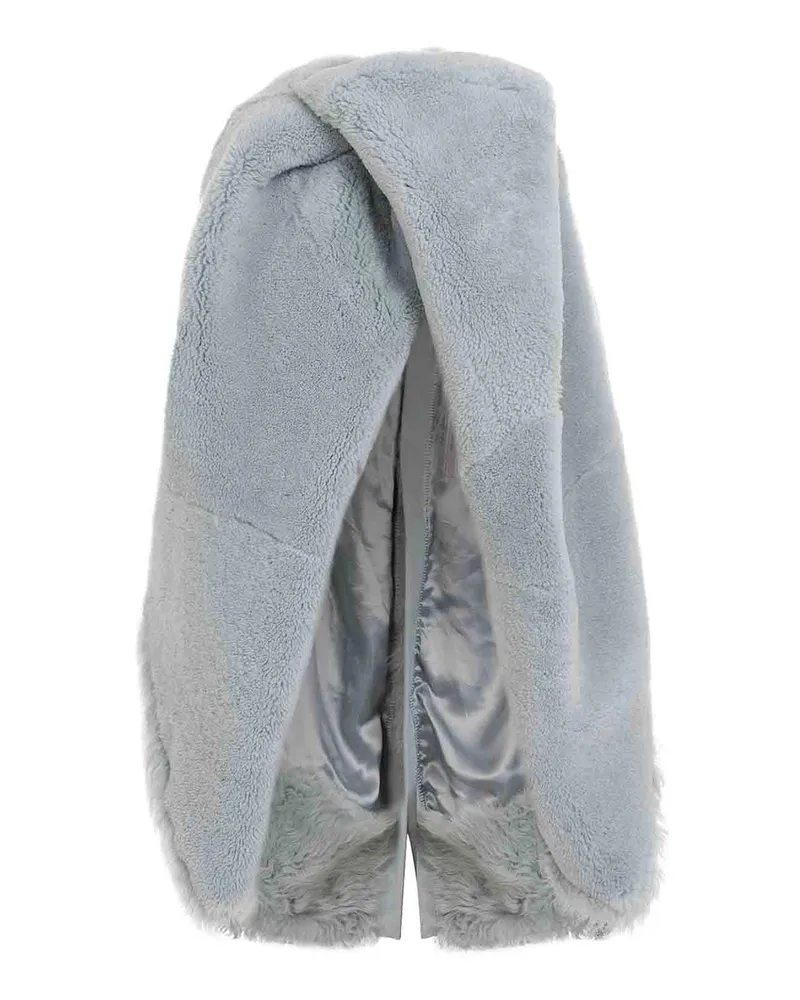 Rick Owens Kurzer Mantel - Hellblau Hellblau