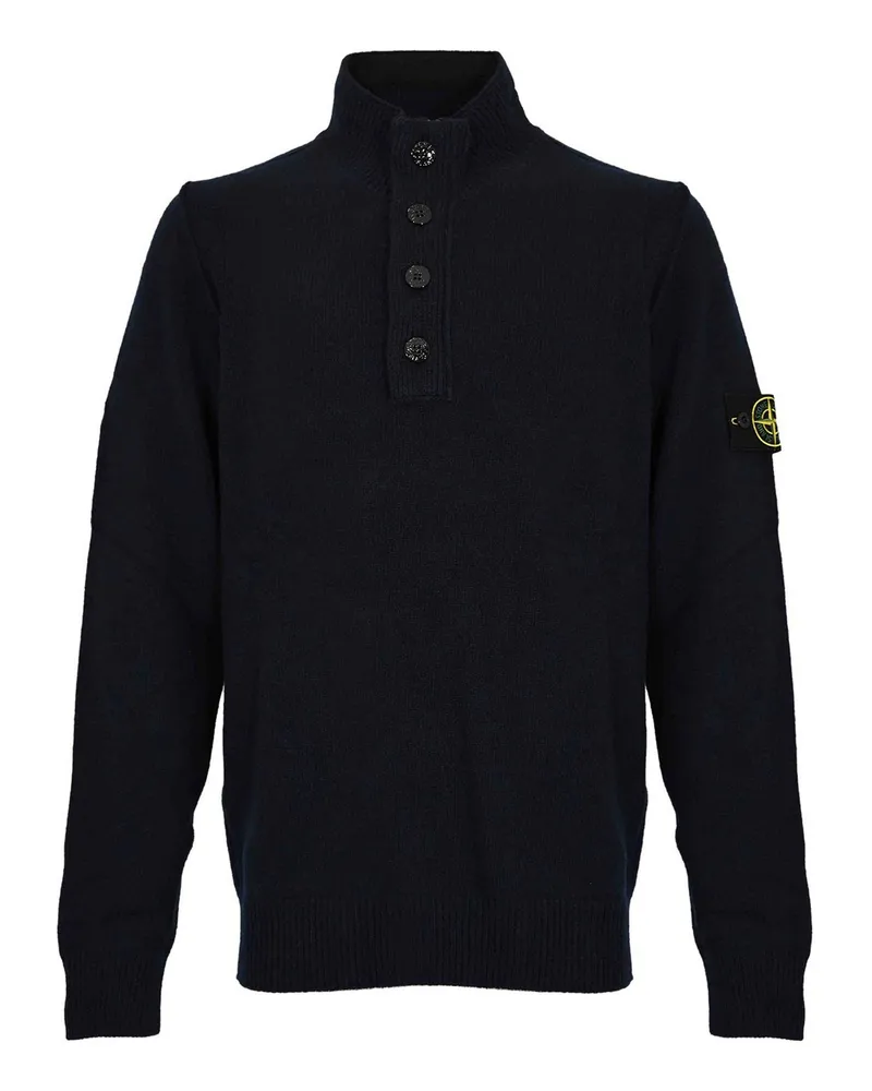 Stone Island Rollkragenpullover - Dunkelblau Dunkelblau