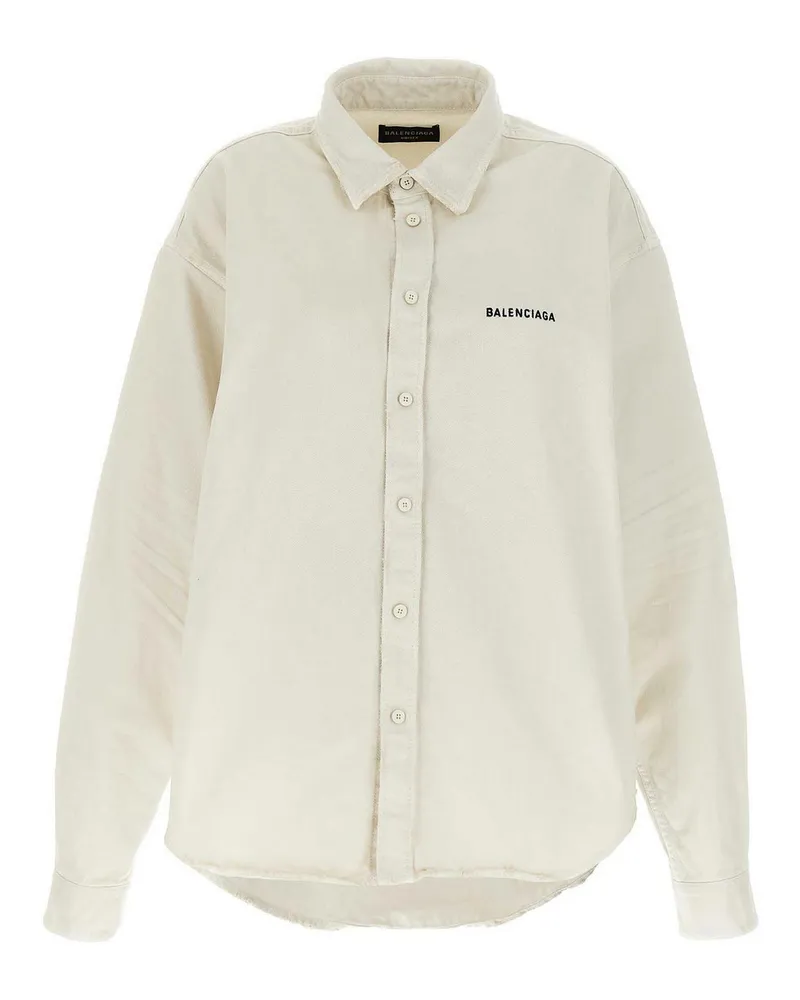 Balenciaga Hemd - Weiß Weiß