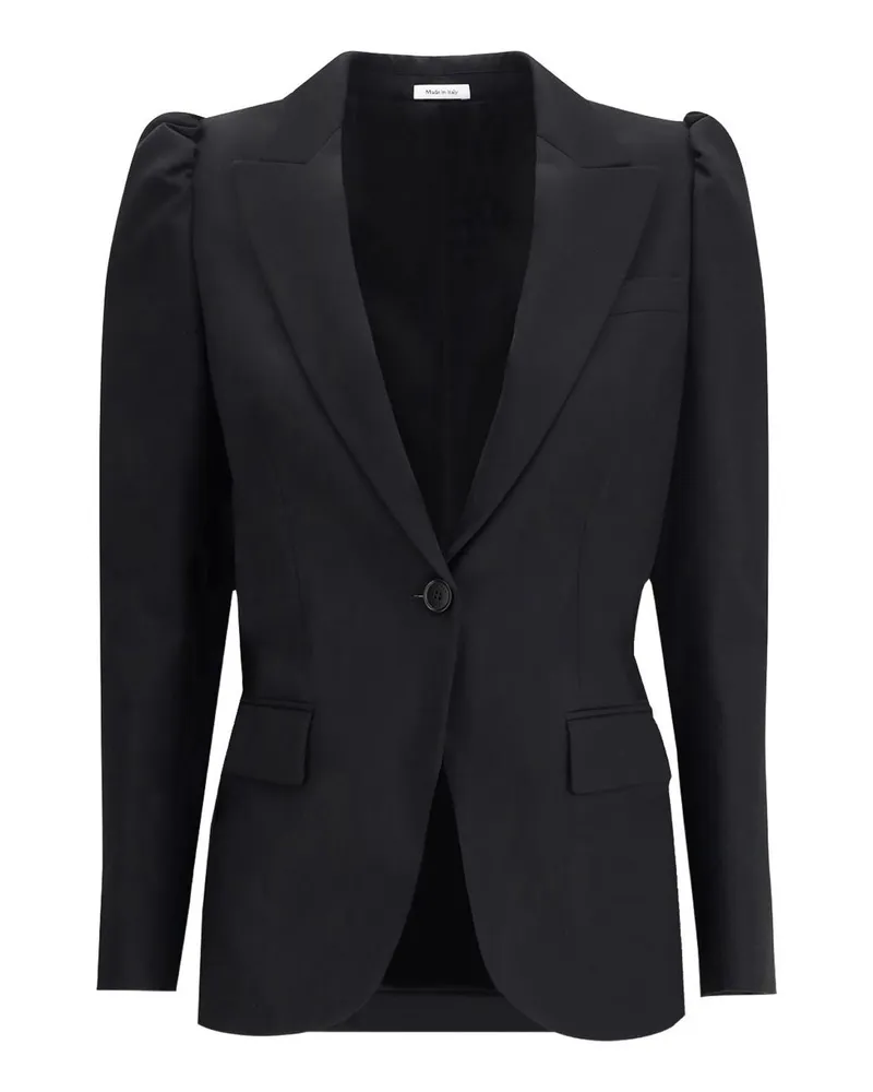 Alexander McQueen Blazer - Schwarz Schwarz