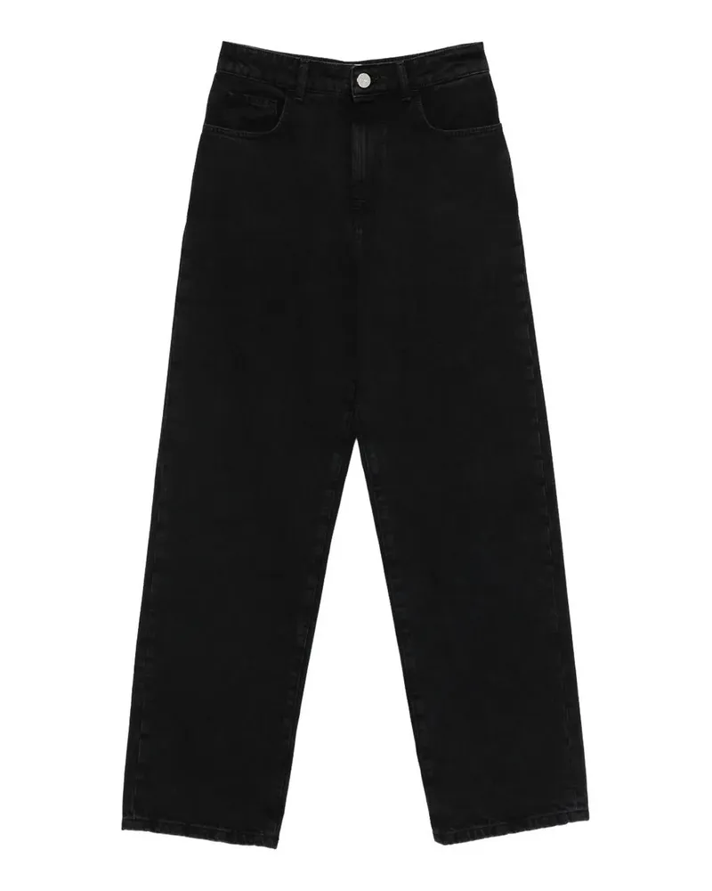 Róhe Straight Leg Jeans - Schwarz Schwarz