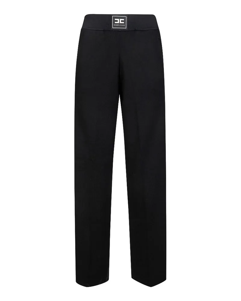 Elisabetta Franchi Casual Hose - Schwarz Schwarz